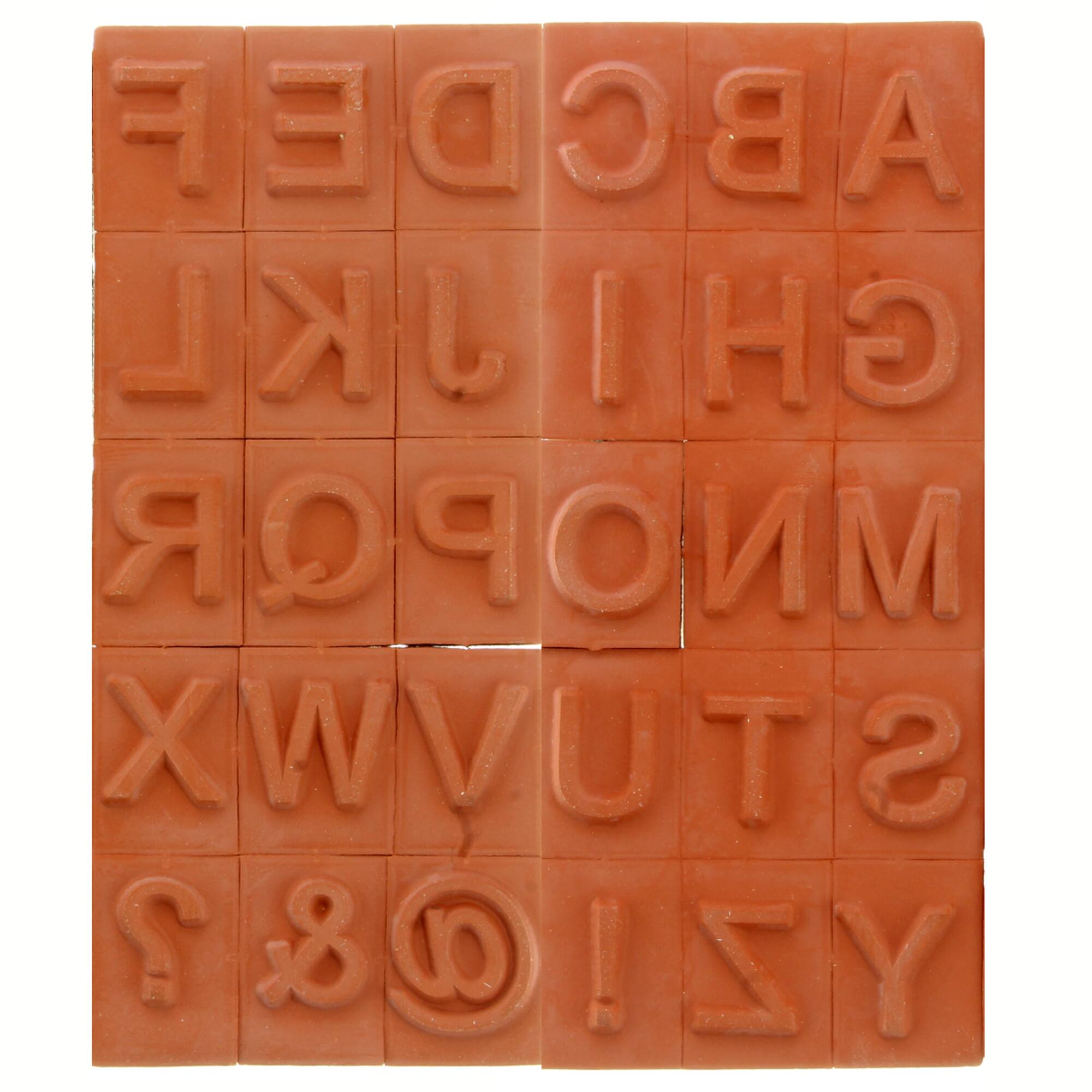 6 Pack: Upper Case Alphabet Wood Stamp Kit by Recollections™
